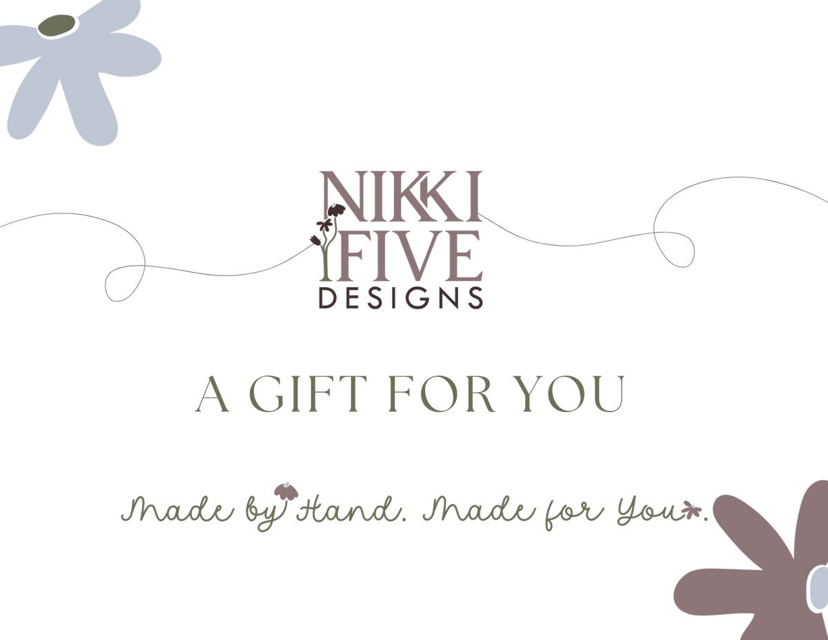 Nikki Five Designs Gift Card