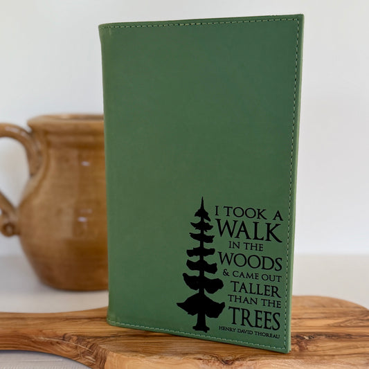 Personalized Vegan Leather Journal, Graduation Gift, Custom Quote Journal, Refillable Lined Notebook