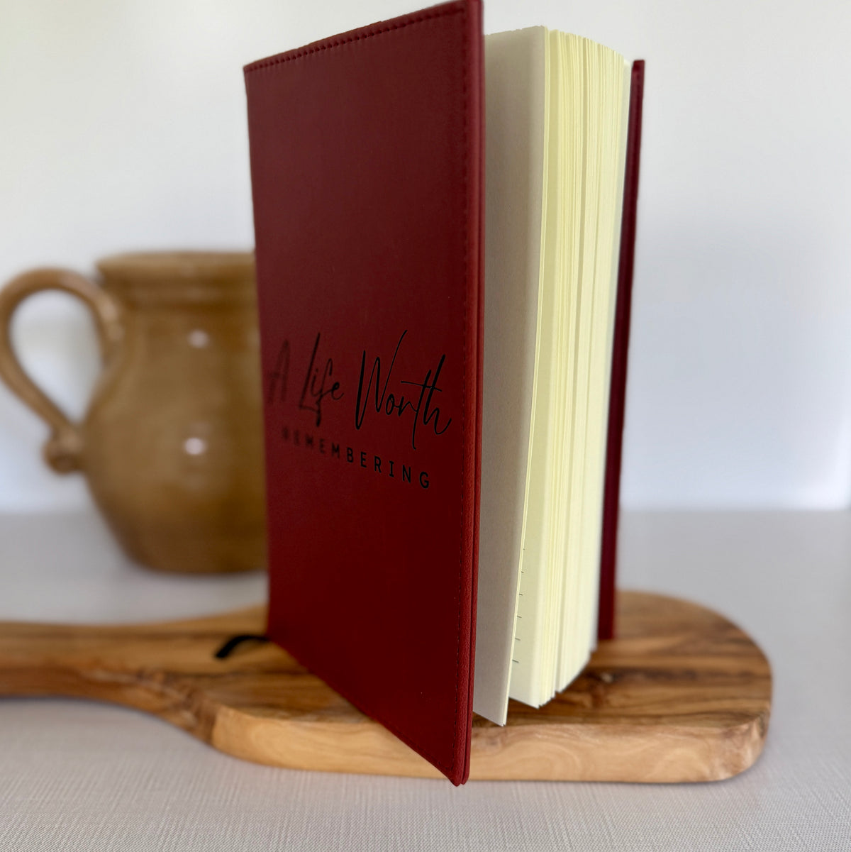 Personalized Vegan Leather Journal, Graduation Gift, Custom Quote Journal, Refillable Lined Notebook