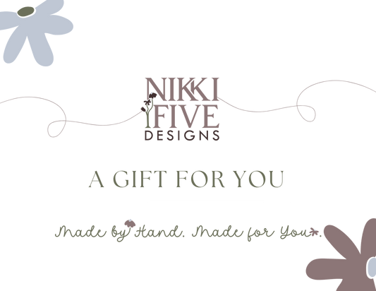 Nikki Five Designs Gift Card